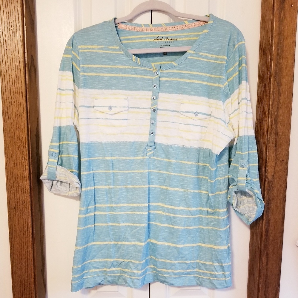 North River Outfitters striped shirt